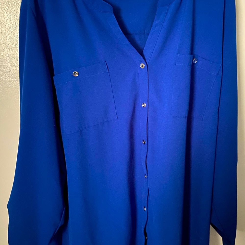 Beautiful Blue Tunic Top